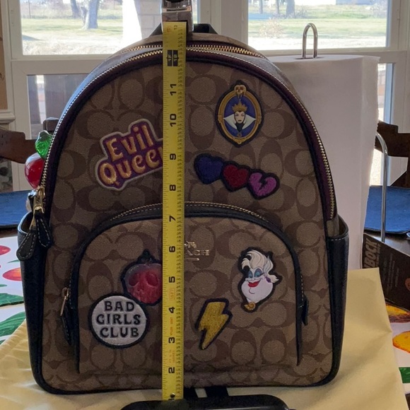 NWOT Disney X Coach Backpack
Monogram w/ Disney Villains Patches. - Picture 8 of 8